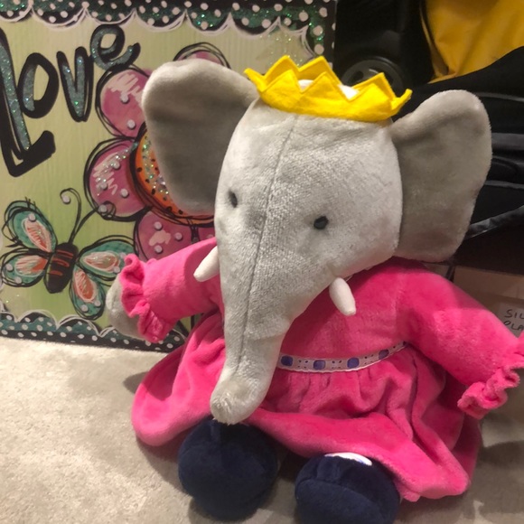 babar elephant plush